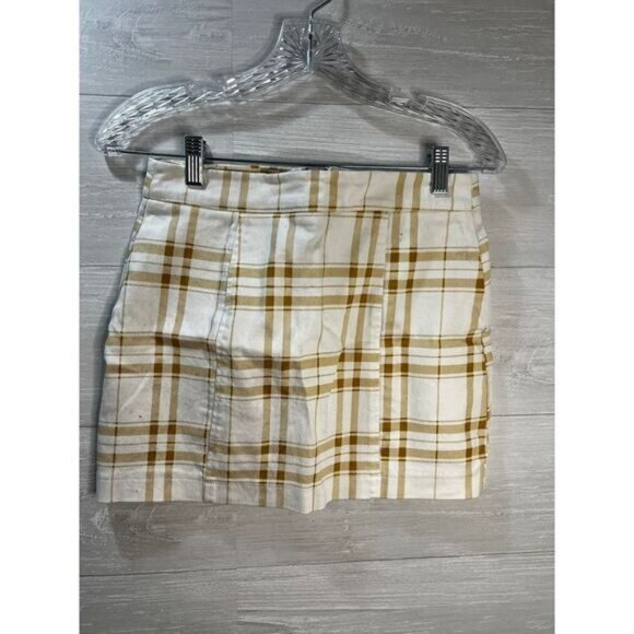 Plaid Mini Skirt With Front Zipper By‎ Forever 21 - Picture 2 of 4